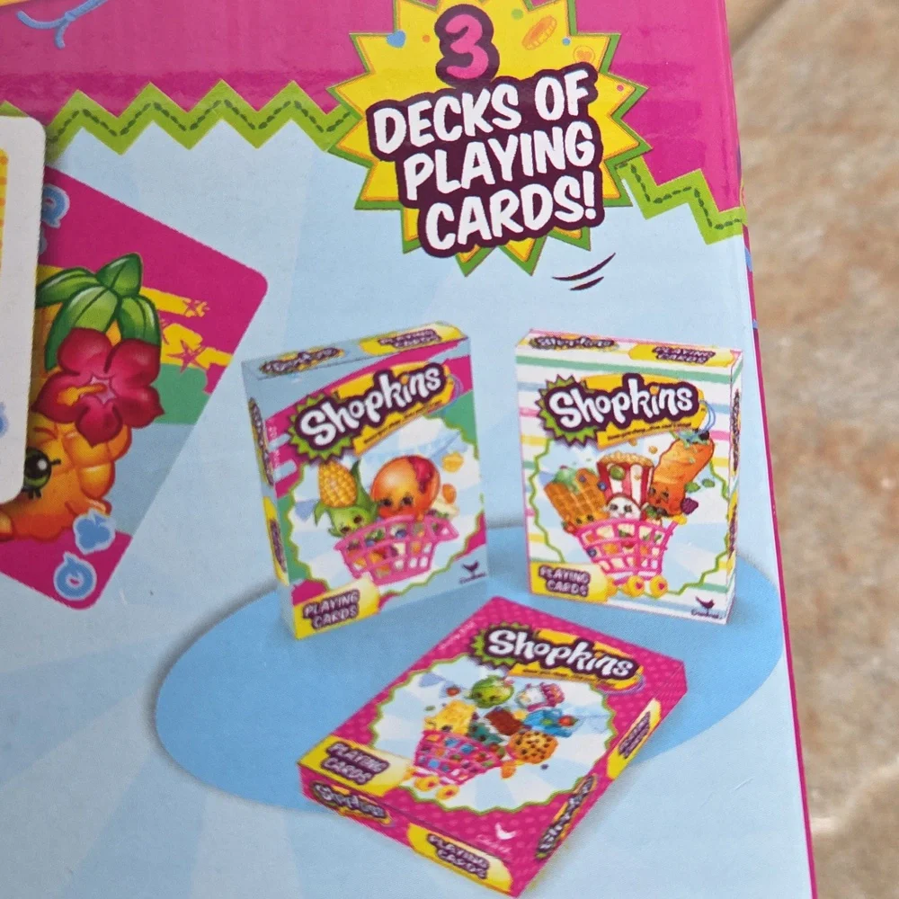 Shopkins Playing Cards Games Superset NWT